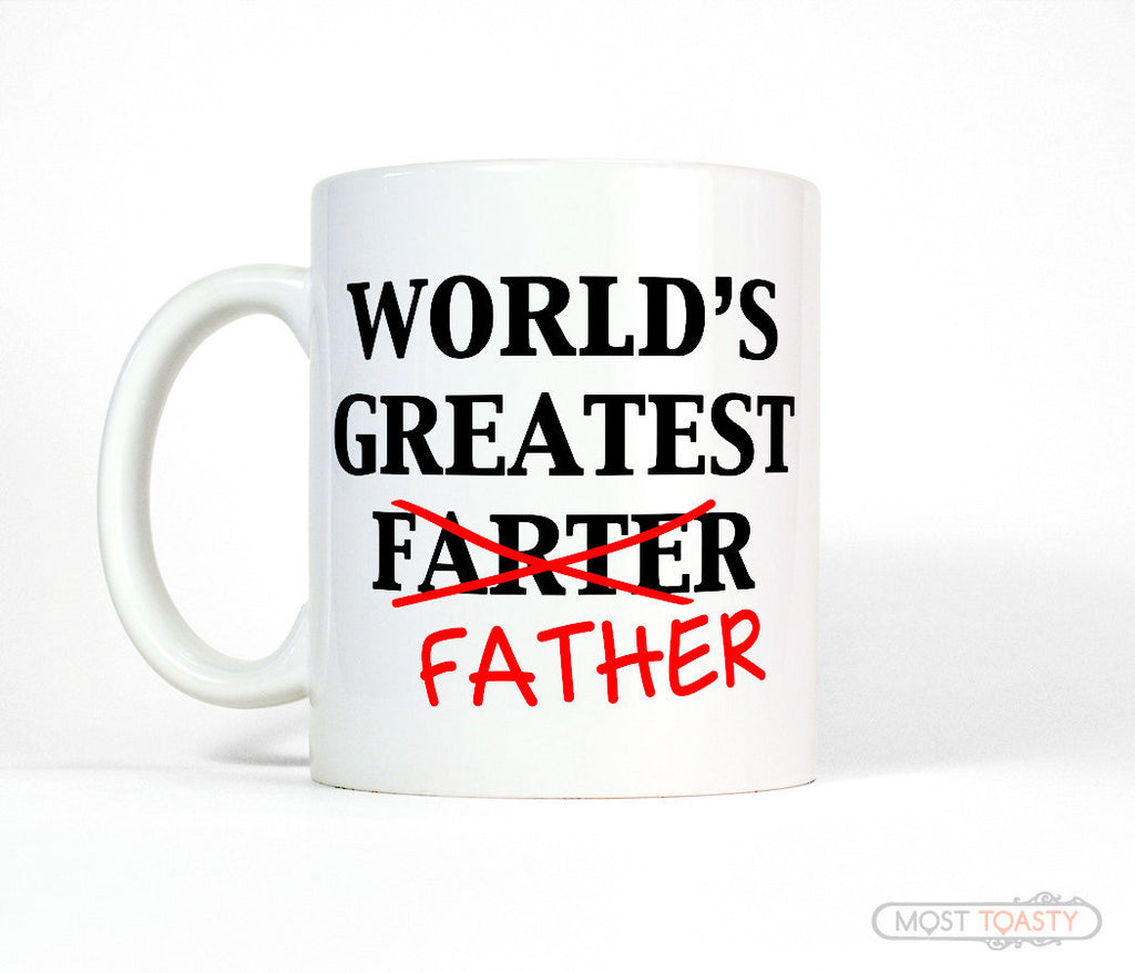 Worlds Greatest Father Dad Mug Dad Christmas Gift from Daughter or Son Funny Dad Gift