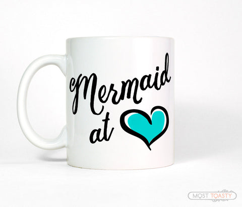 Mermaid at Heart Ceramic Coffee Mug