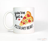 Pizza My Heart Cute Valentines Day Gift Coffee Mug